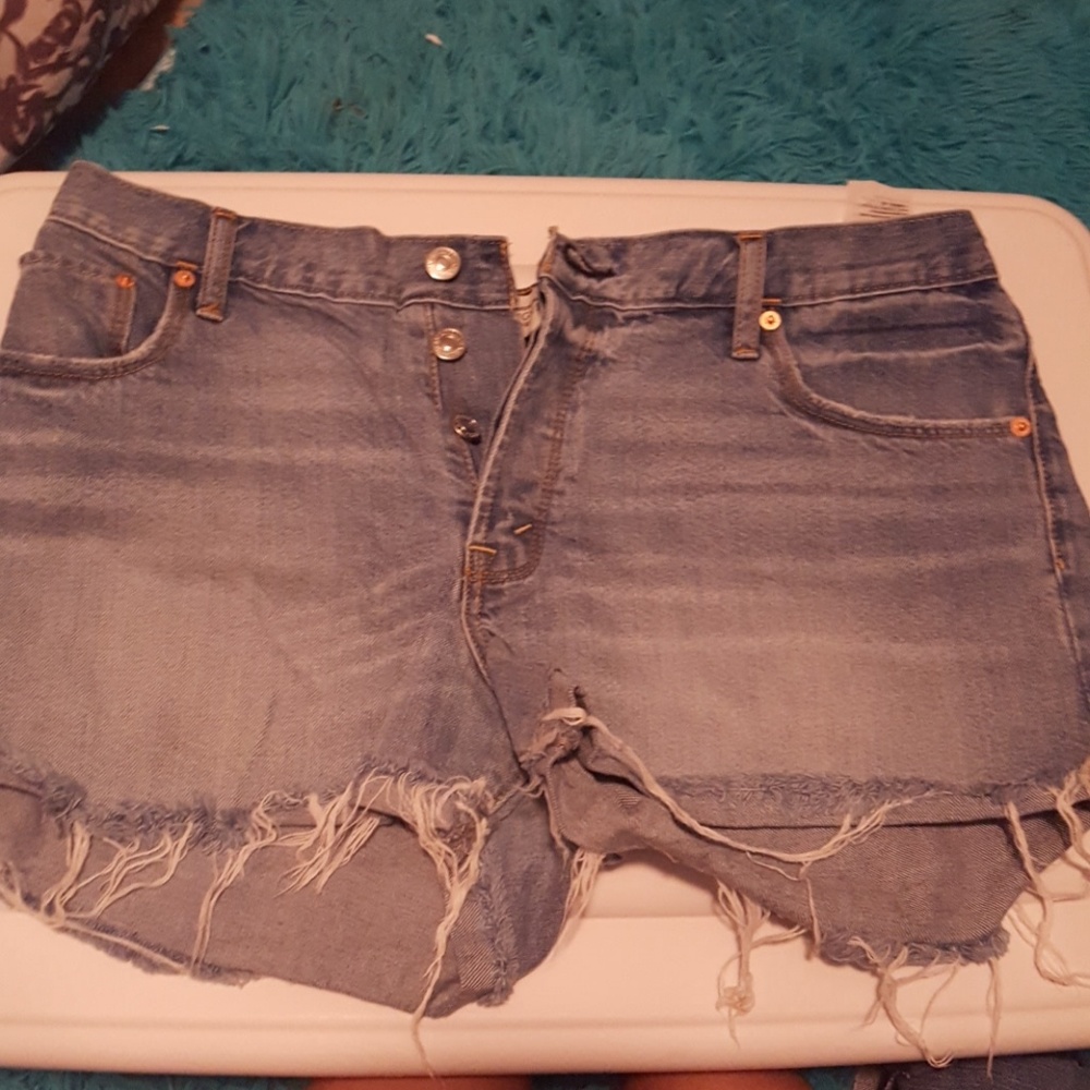 Jean shorts, never worn but no tags